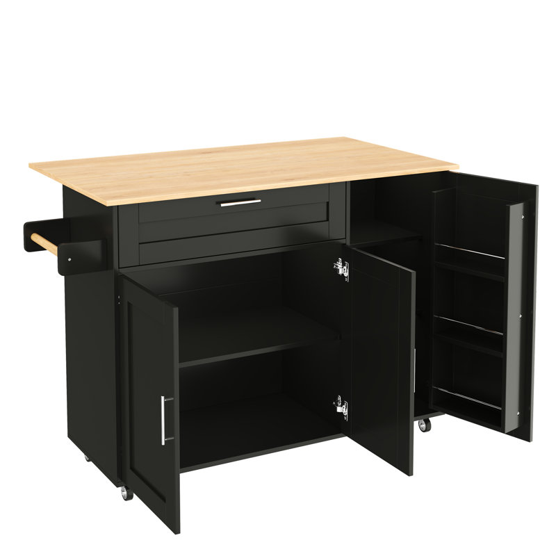 Buell Kitchen Cart, Black