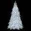 Vickerman 9' x 56" White Iridescent Spruce Artificial Pre-Lit Christmas Tree-1478761240
