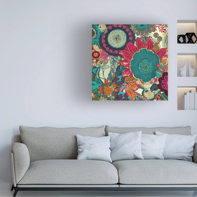 Sasha Flower Meditations VIII Canvas Art