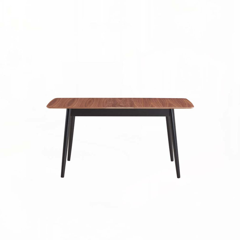 Table basse en bois avec pieds en métal
