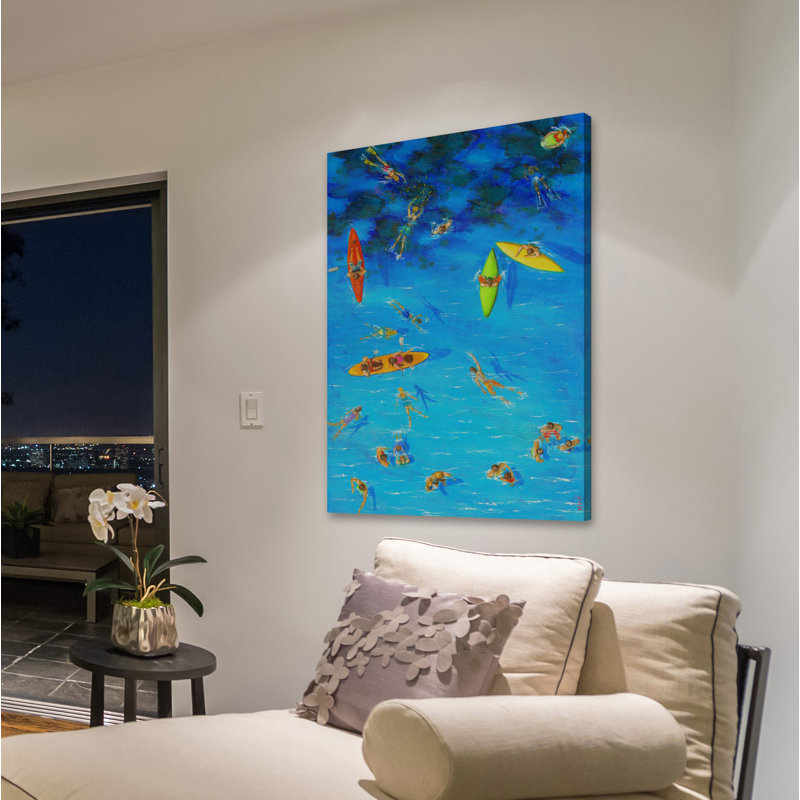 Mica - Wrapped Canvas Painting, 91cm H x 61cm W x 3.81cm D