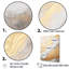 Or minimal et beige abstrait rivière V-97051947-134390218