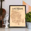 Las Vegas City Map - No Frame Print-348857233