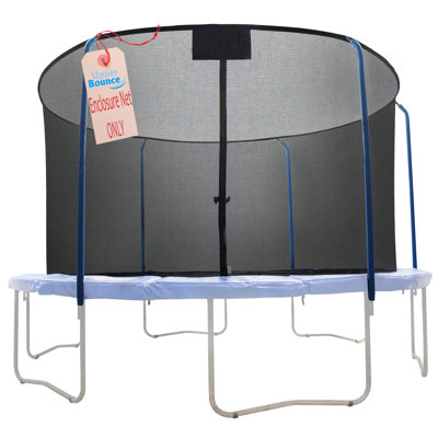 Replacement Safety Net for Trampoline in , Black in , 120" H x 120" W x 71" D