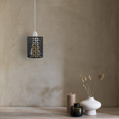 14cm H Metal Drum Lamp Shade ( Uno )