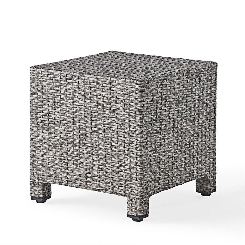 Outdoor Side Table, Black