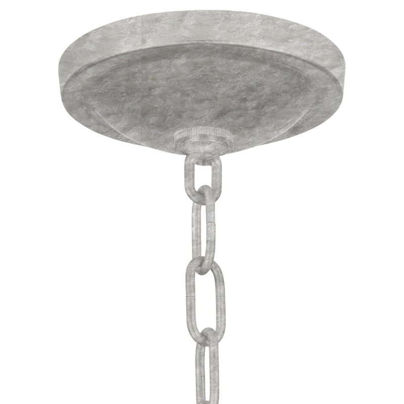 Lustre carré à 4 lumières Webster, Blanc huître