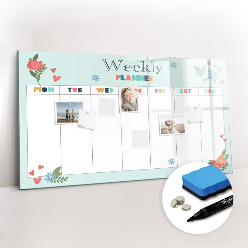 Magnetic Glass Dry Erase Board
