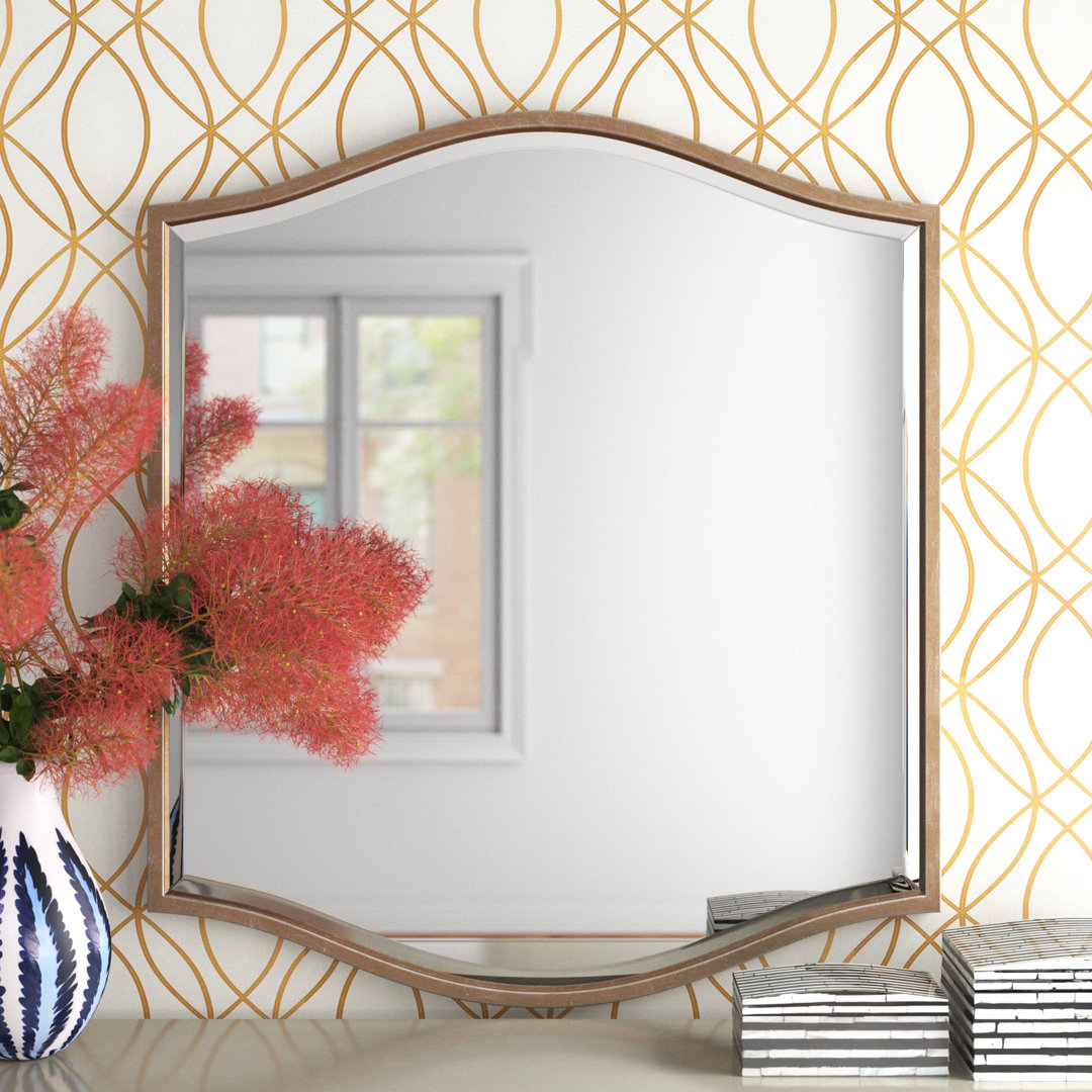 Geneva Metal IRREGULARITY Wall Mirror Etta Avenue™