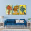 3 Piece Wrapped Canvas Print-167747539