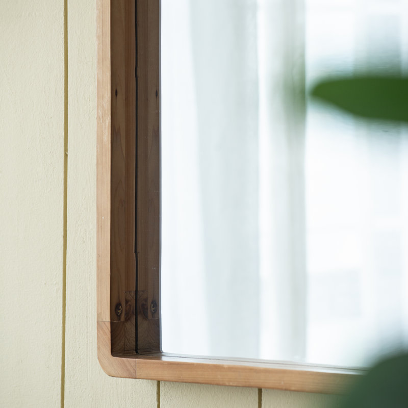 Miroir rectangulaire en bois