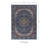 Emanuel Traditional Machine Woven Flatweave Blue and Ivory Area Rug with Non Skid Backing -506457379