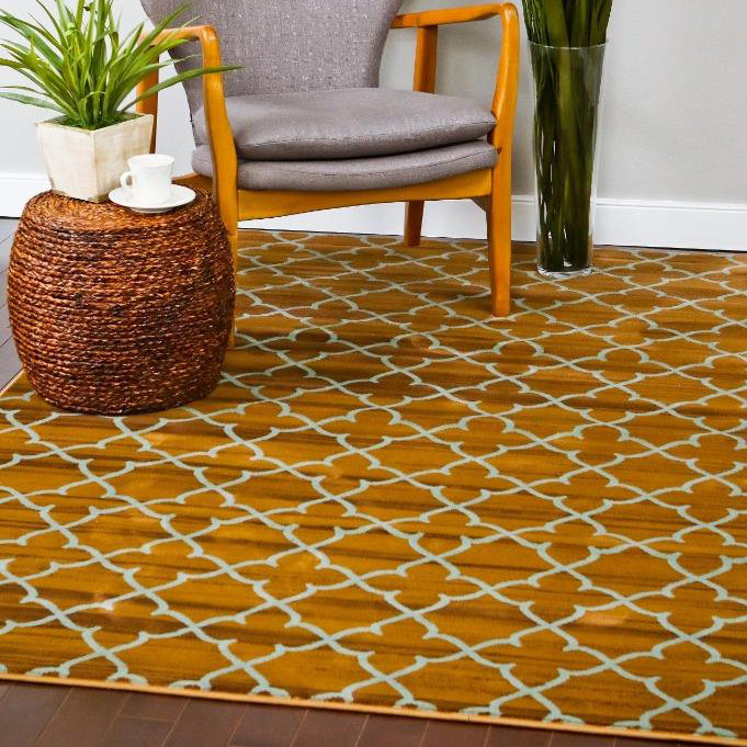 Alanson Ikat Indoor Rug, Rectangle 8' x 10'