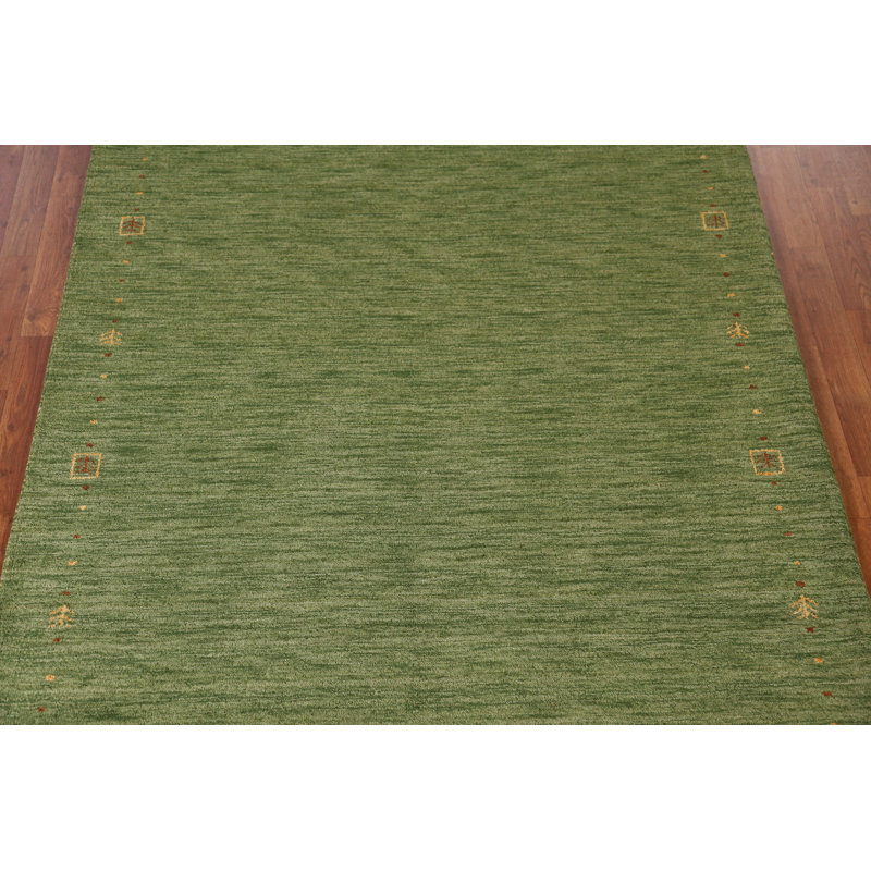 Tapis vert Gabbeh