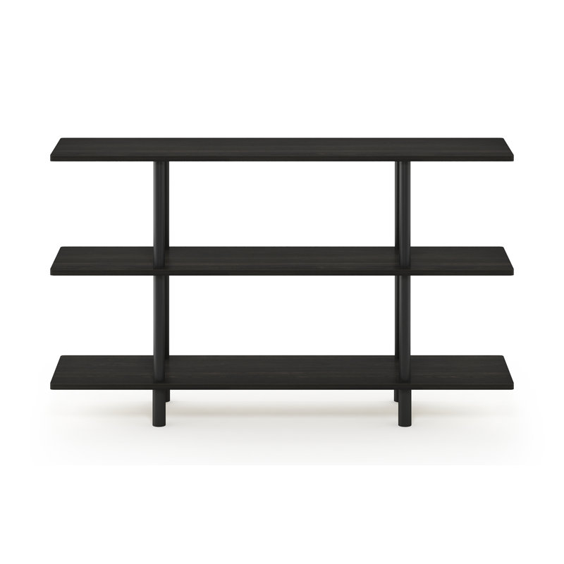 Rosamaria 47.24 " W Plastic Shelving Unit, Espresso