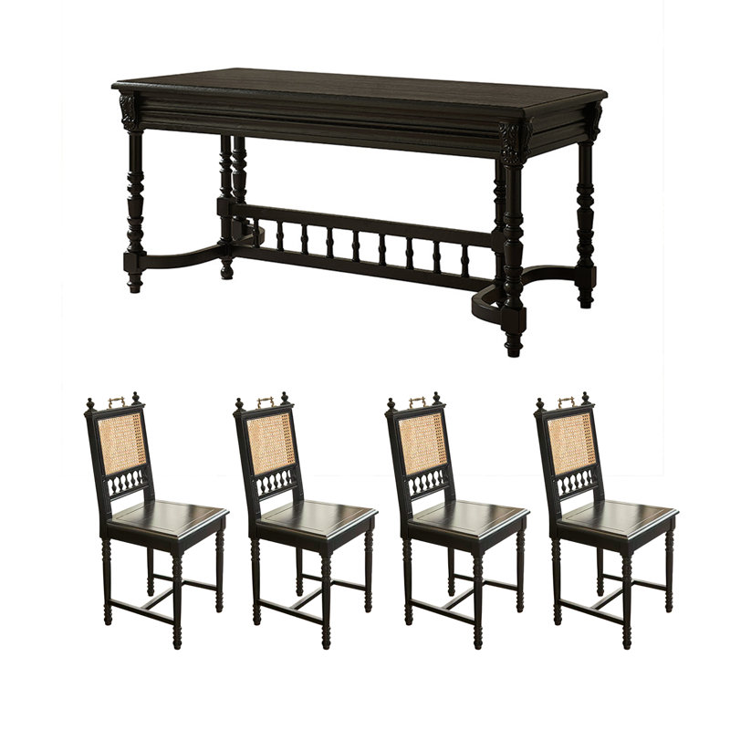 Ensemble de salle à manger rectangulaire, H 30,71 po x L 94,49 po x l 39,37 po