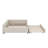 Upholstered Platform Bed With USB And Trundle-1715708090