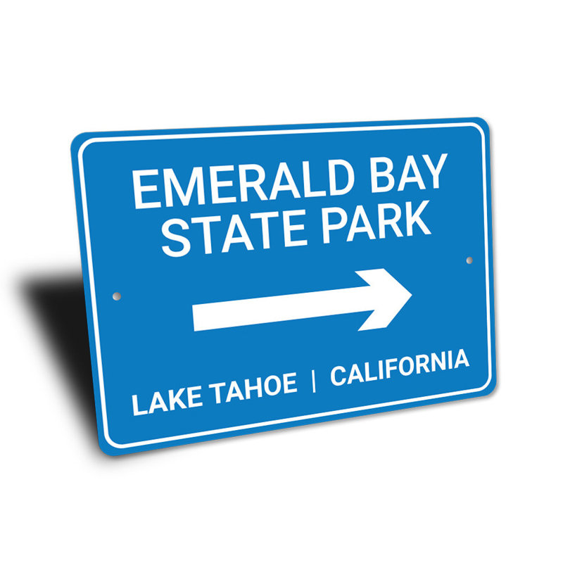 Panneau en aluminium Emerald Bay State Park, H 10 po x l 14 po x P 0,04 po