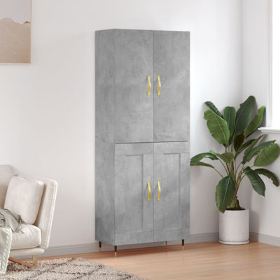 Mickinzie 4 Door Manufactured Wood Wardrobe