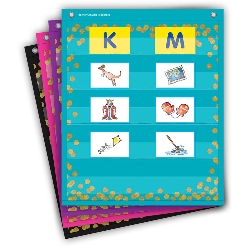 Graphiques de mini pochettes magnétiques colorées Confetti