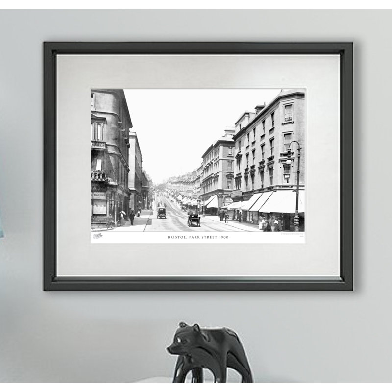 Bristol, Park Street 1900 - Single Picture Frame Print, 45cm H X 60cm W x 2cm D