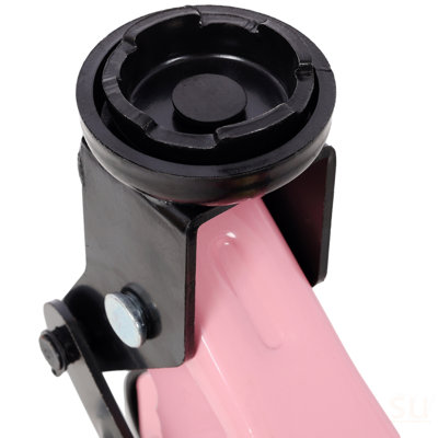 1.5 Ton Low Profile Hydraulic Trolle,Steel Racing Floor Jack,Lifting Range 5"-11.8", With Plastic Case,Pink Color