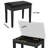 Banc de piano avec rangement, bois et bois-144769878