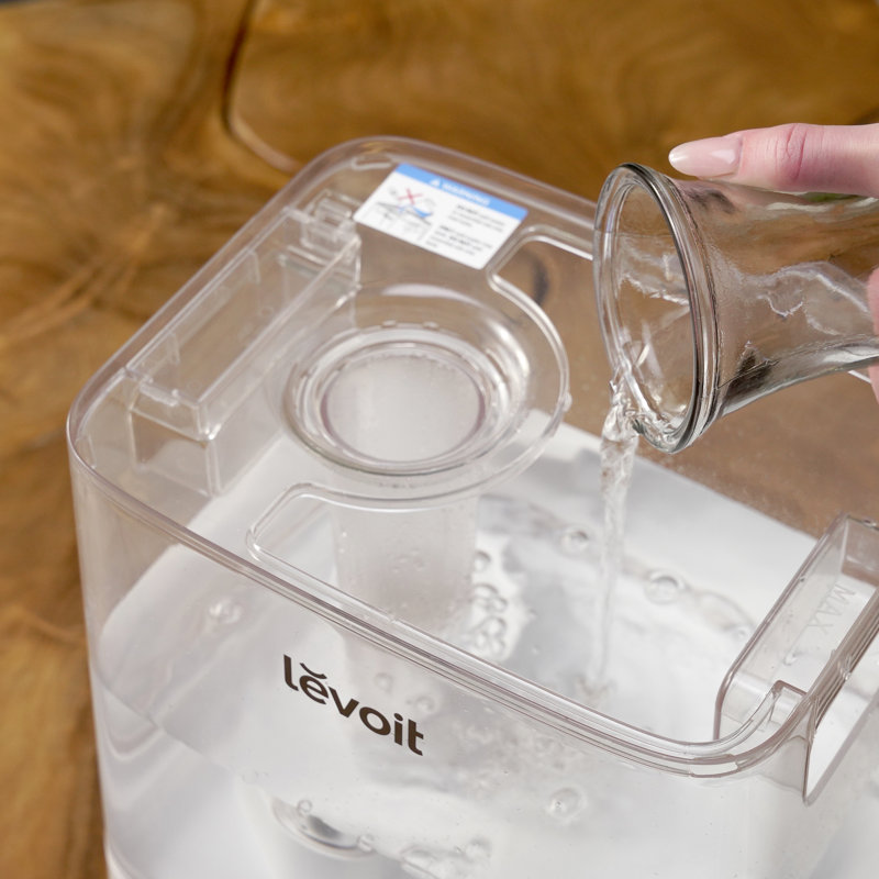 Levoit 1.58 Gallons Cool Mist Ultrasonic Tabletop Humidifier with Adjustable Humidistat for 505 Cubic Feet