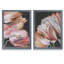 « pastel perroquet tulipes iii » par vincent van gogh, ensemble de 2 reproductions d’art sur cadre photo-1370030229-1370030225-1370052183