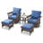 Malaree Wicker 2 - Person Patio Conversation Set with Cushions-1422536961