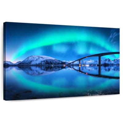 Alvord Lofoten Bridge Aurora Borealis