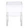 Ghost 15.75'' W Poly Methyl Methacrylate Nightstand
