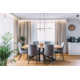 Saedi 3 - Light Kitchen Island Rectangle LED Pendant