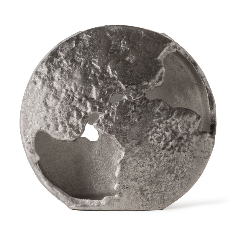 Atlas Metal Vase Antique Nickel, Large