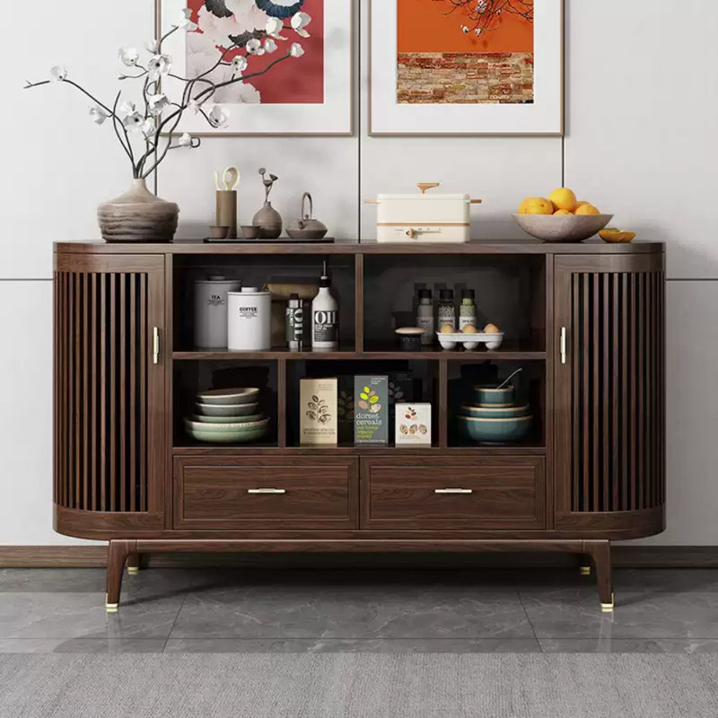 Multi-Functional Solid Wood Sideboard