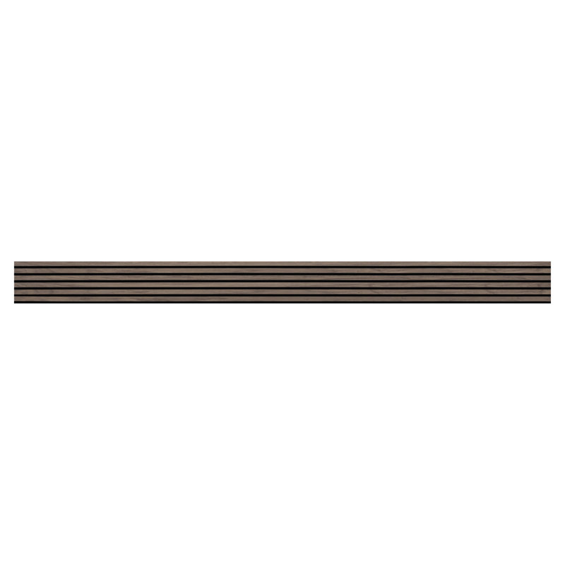 SereniSlats Saddle 94.5 in. x 9.5 in. 3D Fluted Wood Slat Acoustic Sound Absorbing Wall Paneling , Saddle