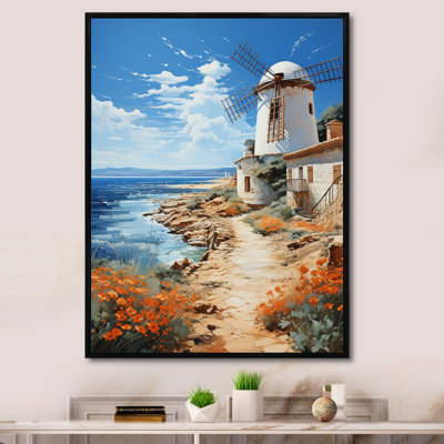 Reproduction sur toile espagnol, moulins à vent de côte II
