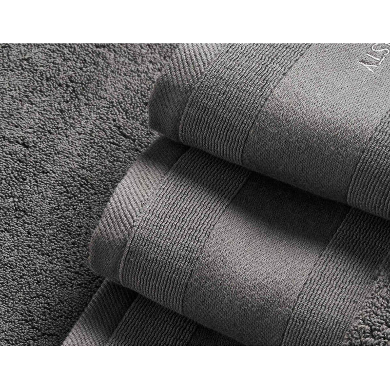 Signature Hand Towel, Charcoal