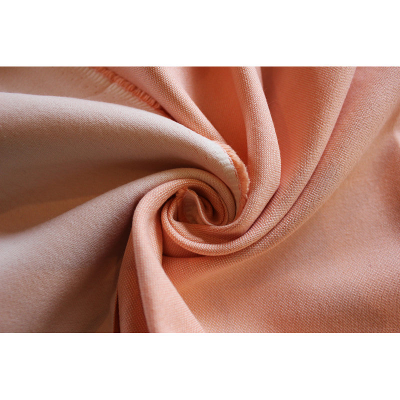 Uni Collection 100% Cotton Room Darkening Curtain Single Panel, Papaya, 142cm wide x 345cm high