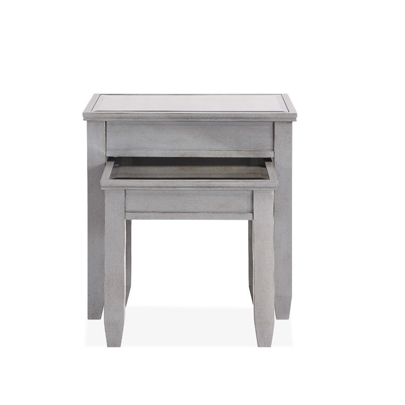 Malcolm Glass Top Nesting Tables