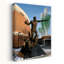 Statue of Earvin 'Magic' Johnson Jr. Sparty Magic Michigan State Spartans Michigan USA 1 Piece Wrapped Canvas Wall Art-511278295