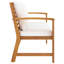 Ashlar Solid Wood Outdoor Bench