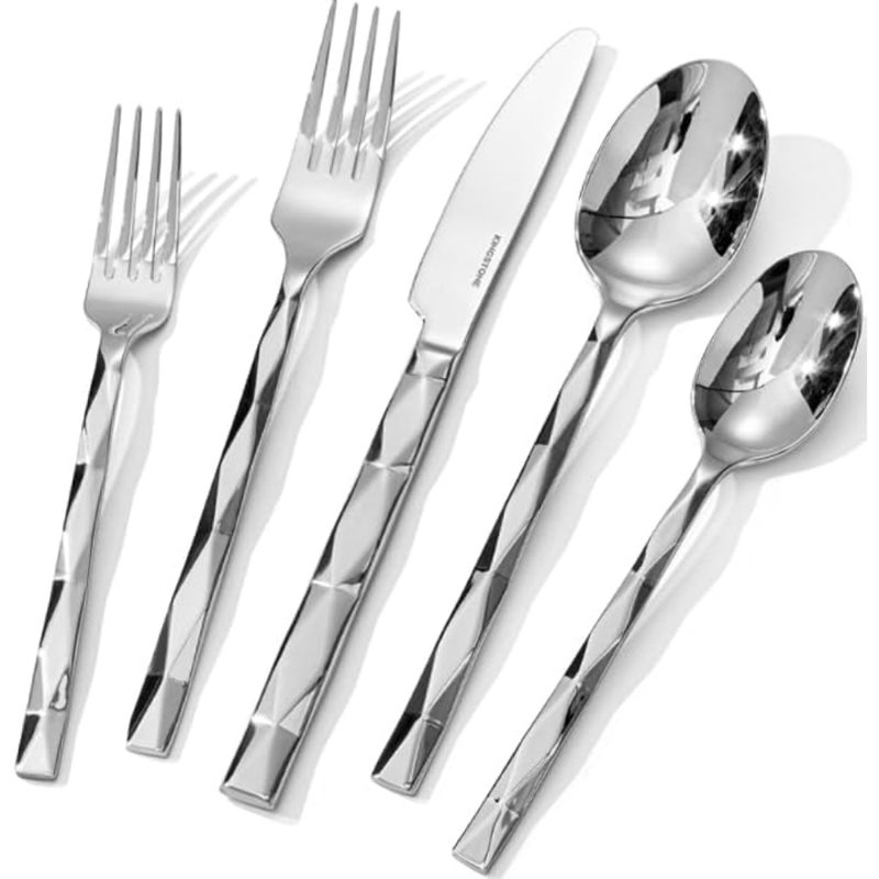 Argenterie, ensemble de couverts de luxe 20 pièces pour 4