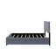 Grand lit plateforme tapissier en velours avec tiroirs et lit gigogne-1661832876