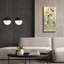 Impression sur toile Hollyhocks, panneau de 2 pi par Cheri Blum, 20 po x 40 po-1183887271