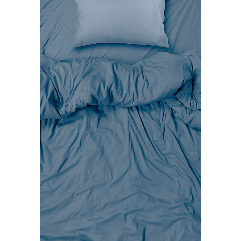 Hotel Quality 6 Piece Rayon From Bamboo Sheet Set, Twin + 2 Pillowcases, Dusty Blue
