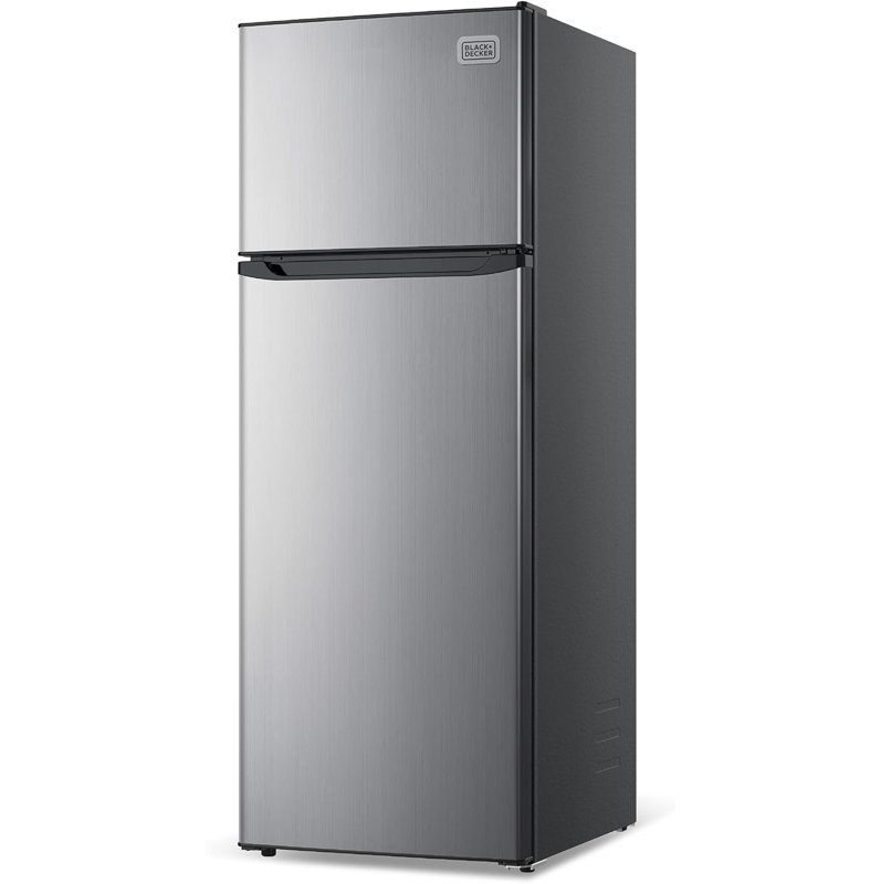 Black+Decker 12 Cu. Ft. Top Mount Apartment Refrigerator/Freezer,White | Fridge.com