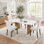 37'' H Linen Upholstered Parsons Chair