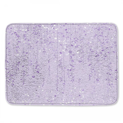 Tapis de bain floral Boho