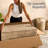 Best Choice Product Storage 30" Trunk W/ Lid & Handles, Storage Bench, Toy Chest - Natural
